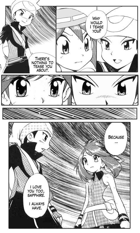 Franticshipping Comic 3 Pokemon Adventures Manga Pokemon Manga