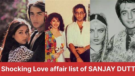 Shocking Love Affair List Of SUNJAY DUTT YouTube