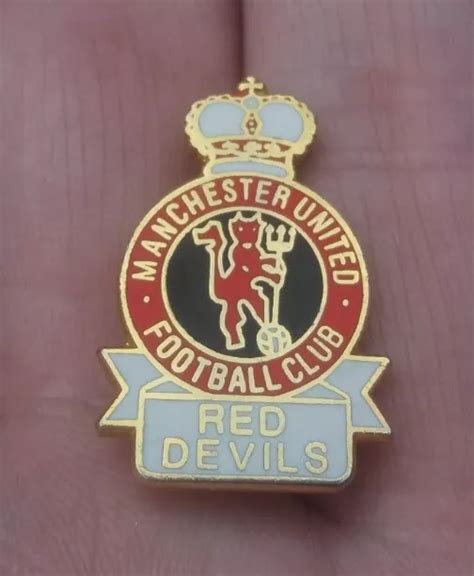 Manchester United Football Club Red Devils Pin Badge Mufc Old Trafford