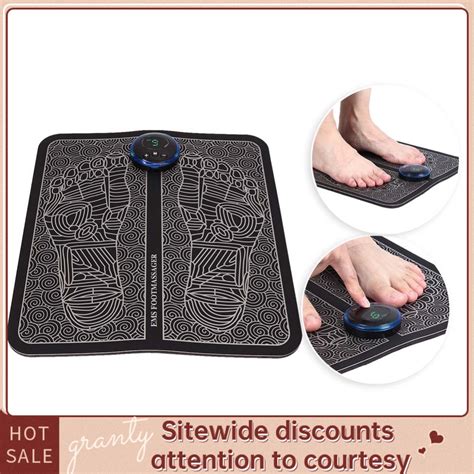 Electric Ems Foot Massage Pad Feet Acupuncture Stimulator Massager Shopee Philippines