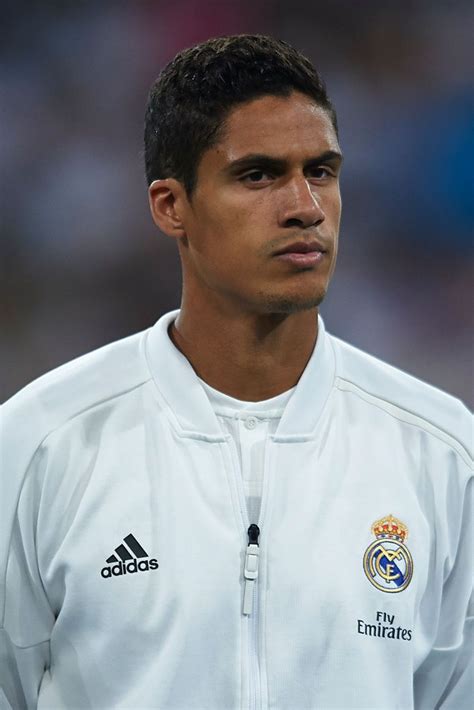 Raphael Varane Of Real Madrid Looks On Prior To The La Liga Match