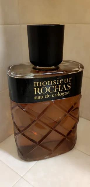 Grand Et Rare Flacon Flacon De Parfum Factice Monsieur Rochas Circa