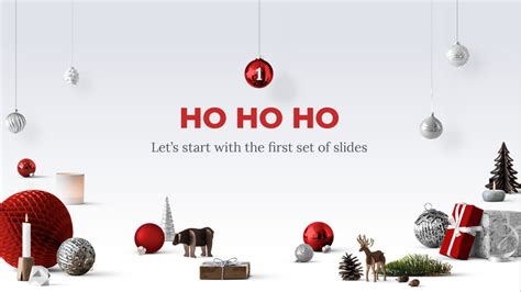 Christmas Google Slides Theme Template 23 Slides Version 2