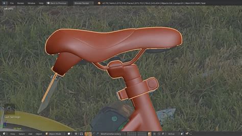 Modeling A Bicycle With Blender Modeling A Bicycle Seat YouTube