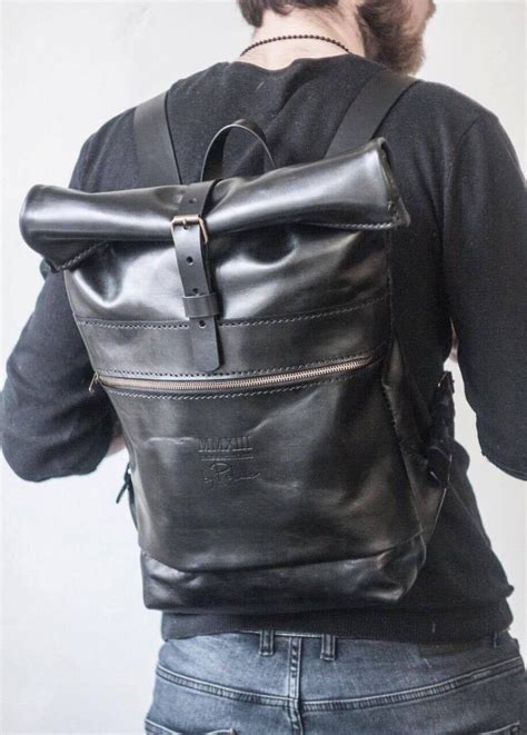 Men Leather Backpack Travel Backpack Womens Leather Etsy Grunge Look 90s Grunge Grunge Style