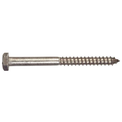 Hillman 38 In X 4 Inexternal Hex Hex Head Lag Screws 3 Pack 3669