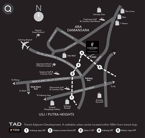 Cantara-Residences-Ara-Damansara-Location-Map | New Development | KL ...