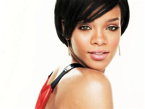 Rihanna and her amazing green eyes HD desktop wallpaper : Widescreen ...