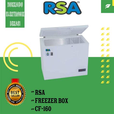 Jual Chest Freezer Box Rsa Cf Liter Shopee Indonesia