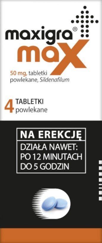 Maxigra Max 50 Mg 4 Tabletki Powlekane Polskimarket Nl