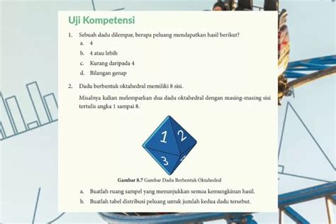 Soal Uji Kompetensi Bab 8 Dan Kunci Jawaban Matematika Kelas 10 Halaman