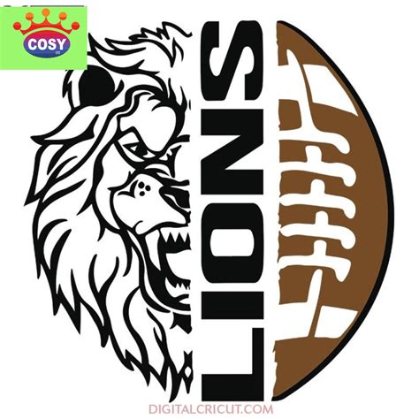 Show Your Love For The Lions With This Football SVG