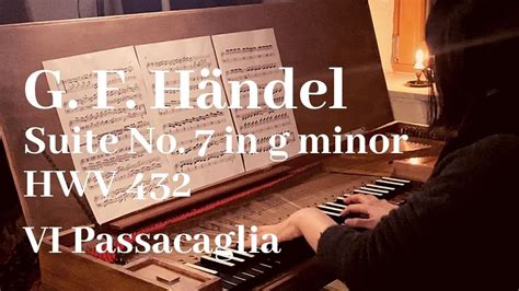 G F Händel on Clavichord Keyboard Suite No 7 in g minor HWV 432 6