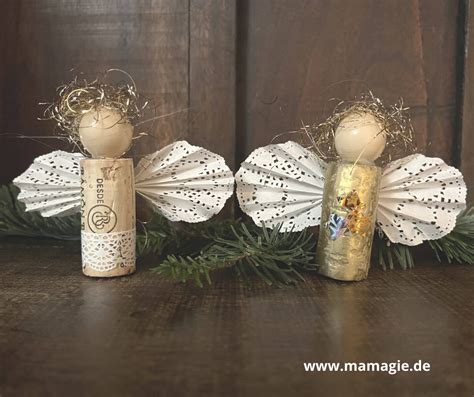 Weihnachtliches DIY Engel Aus Weinkorken