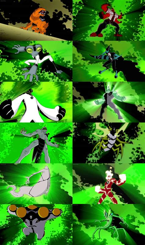 Ben 10 Original Series Transformations By Dlee1293847 On Deviantart