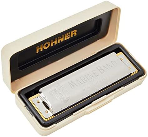 Amazon.com: Hohner 1896BX Marine Band Harmonica, Key of C : Musical Instruments