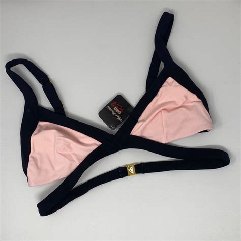Agent Provocateur Swim Agent Provocateur Mazzy Pink Black Bikini