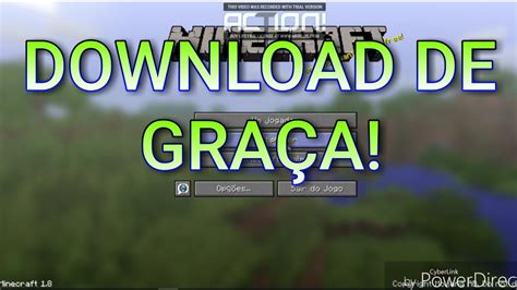 TUTORIAL Como Baixar minecraft em seu PC ou notebook de graça YouTube