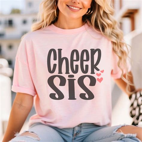 Cheer Sis Svg Png Cheer Sister Svg Cheerleading Svg Cheer Sister Era
