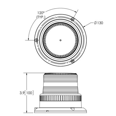 LED Beacon Amber Strobe 12-80V - TWL NZ