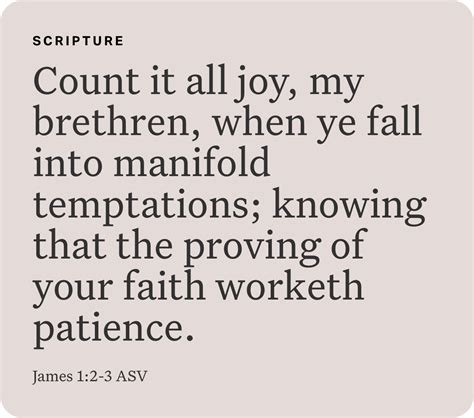 James 1 2 3 Count It All Joy My Brethren When Ye Fall Into Manifold