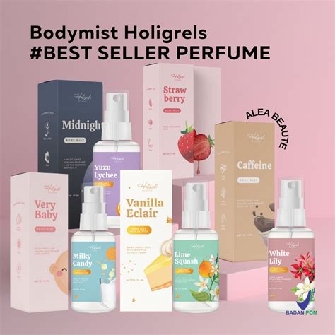 Jual READY SIAP KIRIM BODYMIST HOLIGRELS PARFUM HOLIGRELS DEO SPRAY