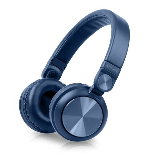 Casque Bluetooth Bleu Metal Mains Libres Muse M Btb