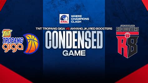 Condensed Game Group A Tnt Tropang Giga Vs Anyang Jung Kwan Jang