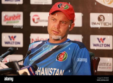 Afghanistan Cricket Team Head Coach Jonathan Trott Attends Pre Match