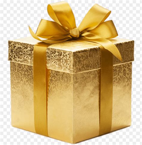 Old Coloured Gift Box Png Gold Gift Box Png Image With Transparent