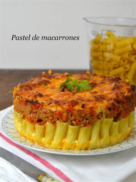 Pastel De Macarrones Con Carne Comparterecetas