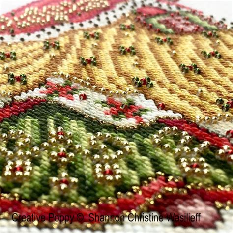 Shannon Christine Designs Victorian Christmas Lady Cross Stitch Pattern