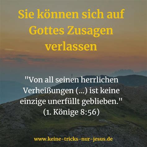 Versprechen In Der Bibel Keine Tricks Nur Jesus