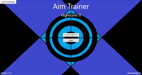 Aim Trainer By Mazemaker16