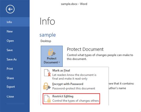 How To Protect Word Document From Editing Jzaworldwide