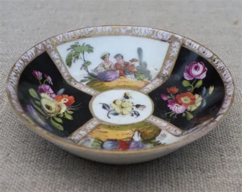 Petite Sous Tasse Soucoupe Coupelle En Porcelaine De Saxe Eur