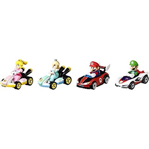 Hot Wheels Mario Kart Paquete De Veh Culos De Los Personajes Favoritos
