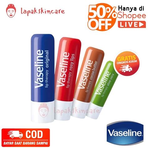 Jual VASELINE Lipbalm Stick Lip Therapy 4 8g Shopee Indonesia