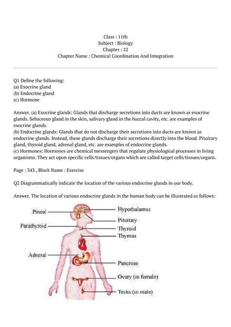 CBSE Quick Revision Notes Class 11 Biology Chapter 22 56 OFF