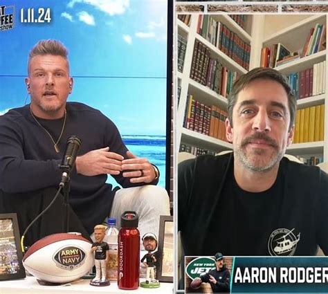 Aaron Rodgers Returns To The Pat Mcafee Show Just 24 Hours After Being