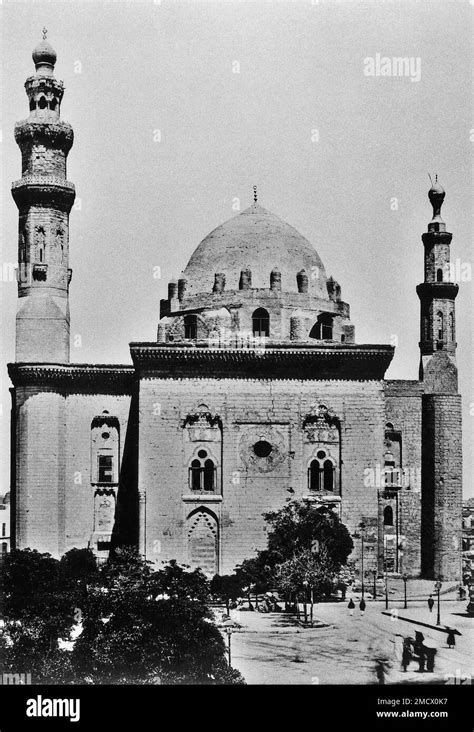Sultan Hasans Madrasa Mosque Before Restoration Stock Photo Alamy