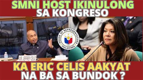 Smni Host Ikinulong Sa Kongreso Ka Eric Aakyat Na Ba Muli Sa Bundok