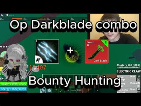 DarkBlade Combo Blox Fruits Roblox Bounty Hunting YouTube