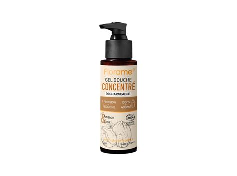 Florame Gel Douche Concentré Amande Coco BIO 100 ml Pharmacie en