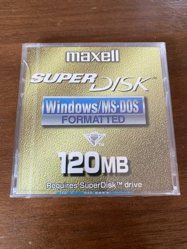 Dyskietka Ls120 Superdisk Maxell 120mb Nowa Żagań Licytacja Na Allegro Lokalnie