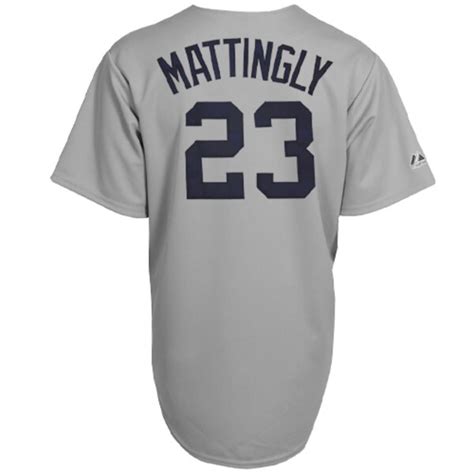 Don Mattingly New York Yankees 23 Majestic Cooperstown Collection