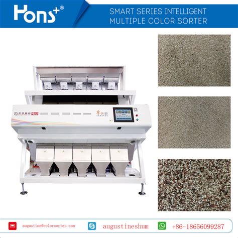 Hons Five Chutes Chenopodium Quinoa Color Sorter Wheat Sorting Machine