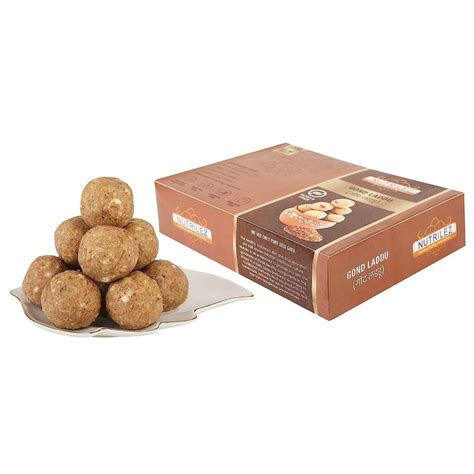 Ladoo Nutrilez Pure Desi Ghee Gond Laddu Packaging Type Box