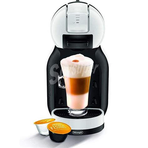 Dolce Gusto Nescafé Cafetera de cápsulas Delonghi mini ME EDG305 Negra