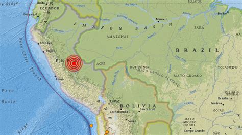 Un Terremoto De Magnitud 5 6 Sacude La Zona Central De Perú Rt